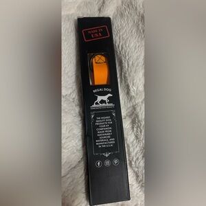 Regal Dog Products Orange Dog Collar Size Large NEW